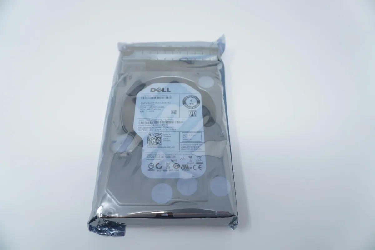 DELL DELL WD4000FYYZ 4TB SATA 3.5" 7.2k 6Gbps Hot Plug internal hard drive — product photo