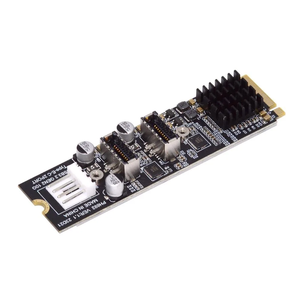 LORDWORLD LORDWORLD NVME to Dual USB 3.1 Type-E Front Panel Adapter — product photo