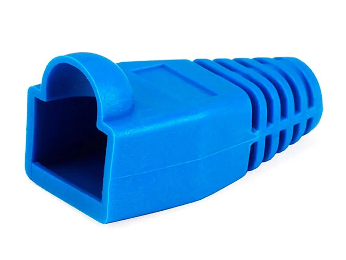 Monoprice Inc. Monoprice 107248 RJ45 Strain Relief Boots 50 pack Blue — product photo