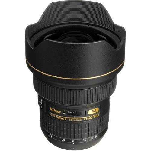 Nikon International Nikon International AF-S FX NIKKOR 14-24mm f/2.8G ED camera lens — product photo