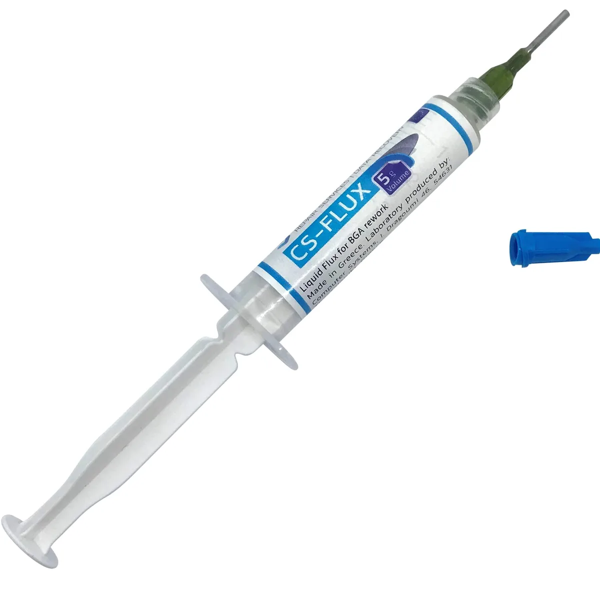 COMPUTERSYSTEMS REPAIR SERVICES DATA REC COMPUTERSYSTEMS REPAIR SERVICES DATA REC CS FLUX 5g halogen free lead free no clean soldering flux 1.6 mm tip — product photo