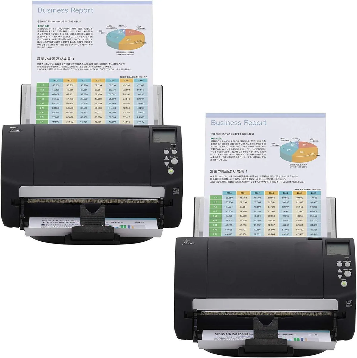 Fuji Fuji fi-7160 Duplex Document Scanner 2-Pack PA03670-B085-2 — product photo