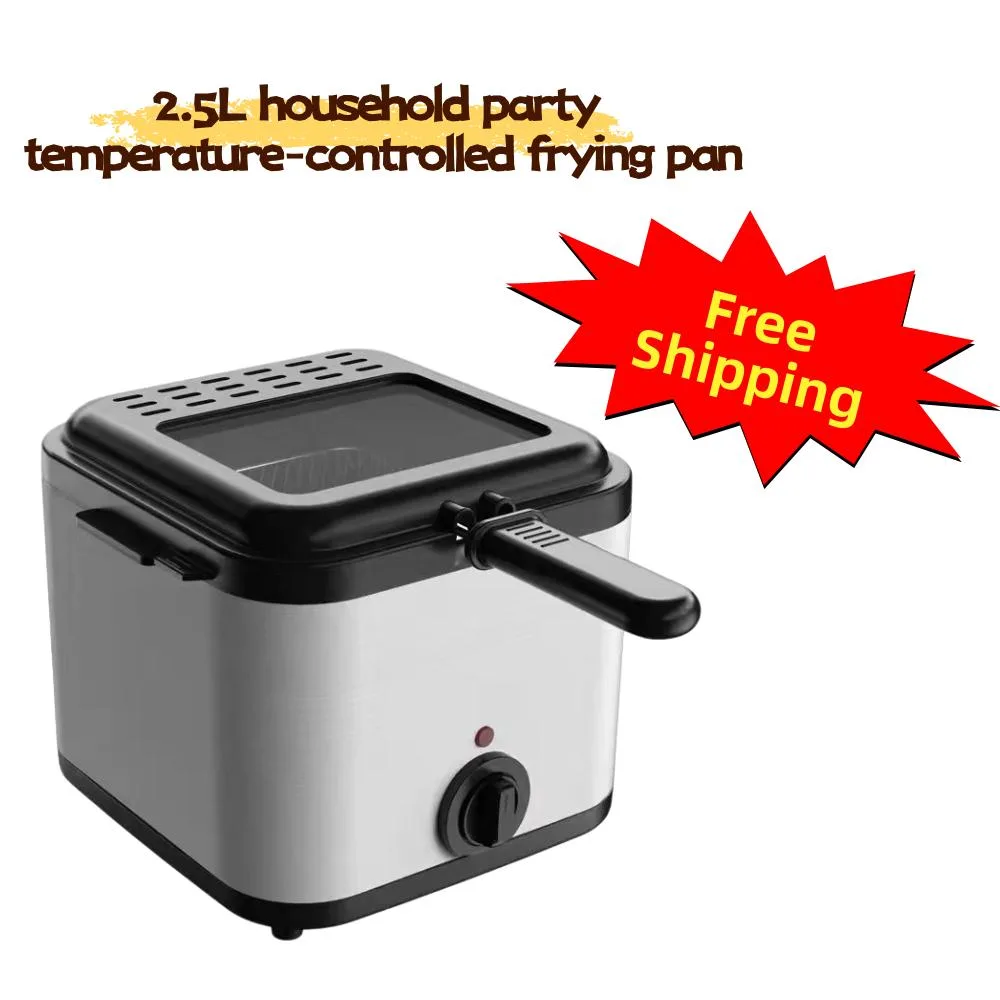 Aenaeder Aenaeder 2.5 L Electric Deep Fryer 1.5 L Oil Capacity Silver — product photo
