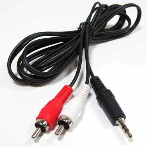 SF Cable SF Cable 12 ft 3.5 mm Stereo Male to Dual RCA Male Cable — product photo