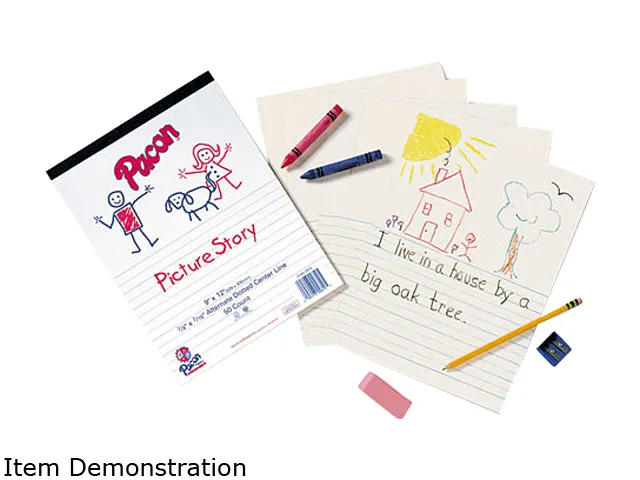 Pacon Pacon 2423 Picture Story Paper 5/8" Rule 500 Sheets — product photo
