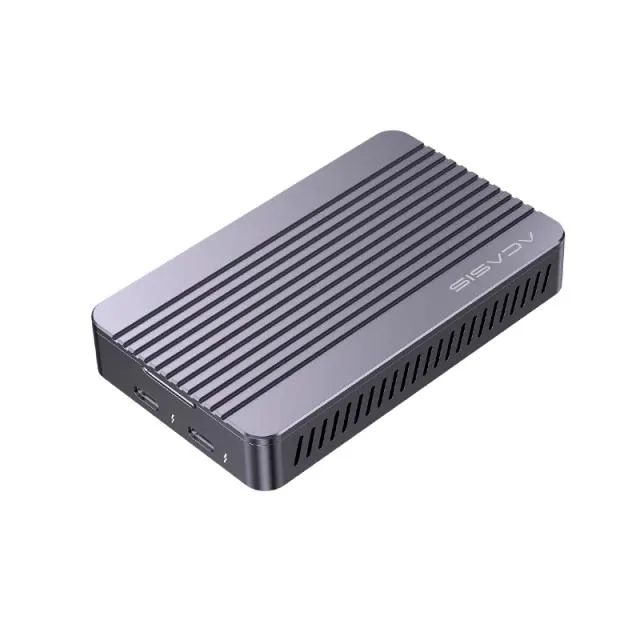 Hetai Tech Hetai Tech TBU42 Thunderbolt 3 USB 3.0 M.2 NVME Enclosure Docking Station 40Gbps 60W PD 50CM Cable — product photo