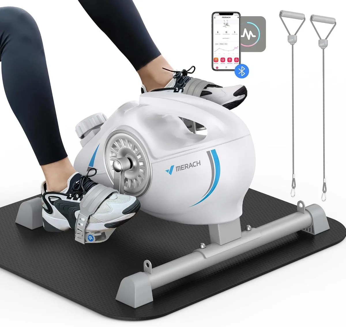 TUKO TUKO Under Desk Bike Pedal Exerciser 16-Level Magnetic Resistance cardio equipment — product photo