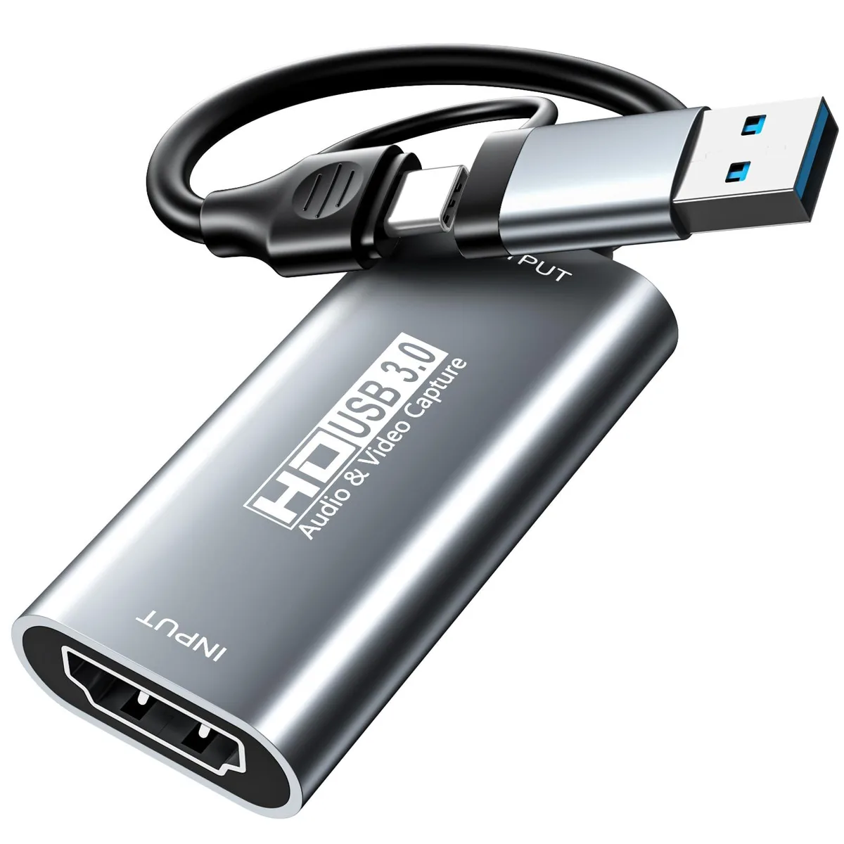 KEHIPI KEHIPI XIIXMASK-VC-3.0 HDMI to USB/USB-C capture card 1080p 60Hz — product photo