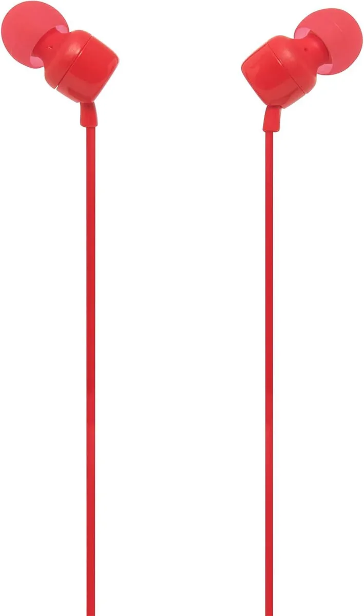 JBL JBL Tune 110 Red In-Ear Wired Headphones — product photo