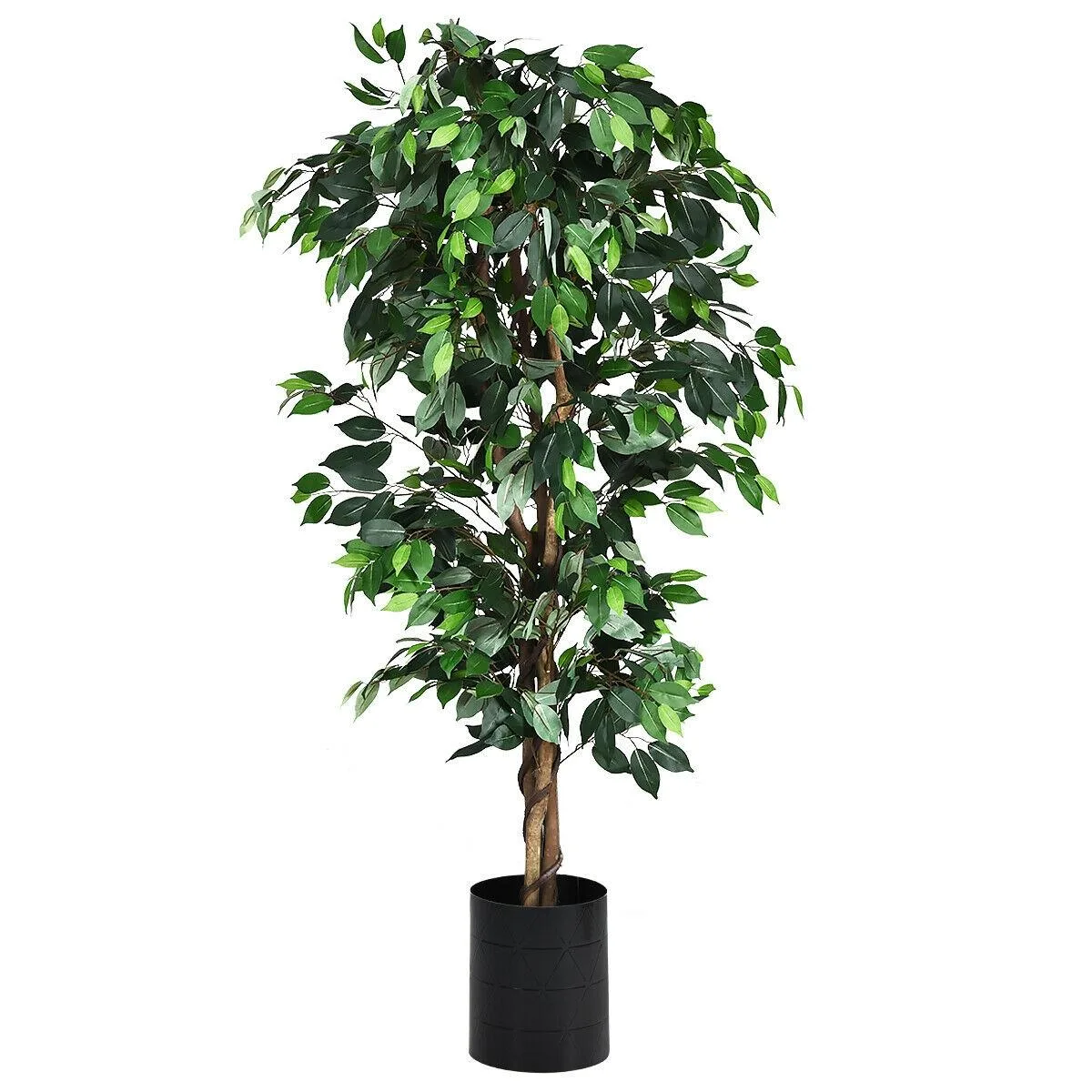 SlickBlue SlickBlue 71" Artificial Ficus Silk Tree 1008 Leaves 14.5 lbs — product photo