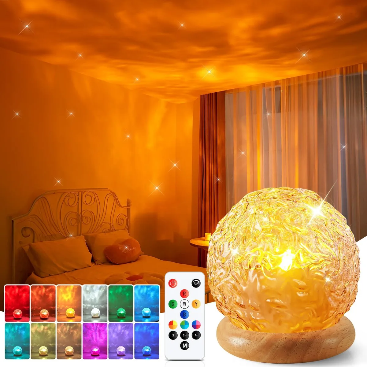 DNBeffulgent DNBeffulgent WH-E21 3-in-1 Crystal Projector 18 Colors 216 Modes — product photo