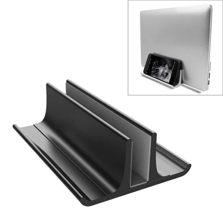 eForChina eForChina Adjustable Vertical Laptop Stand Black 14-43mm — product photo