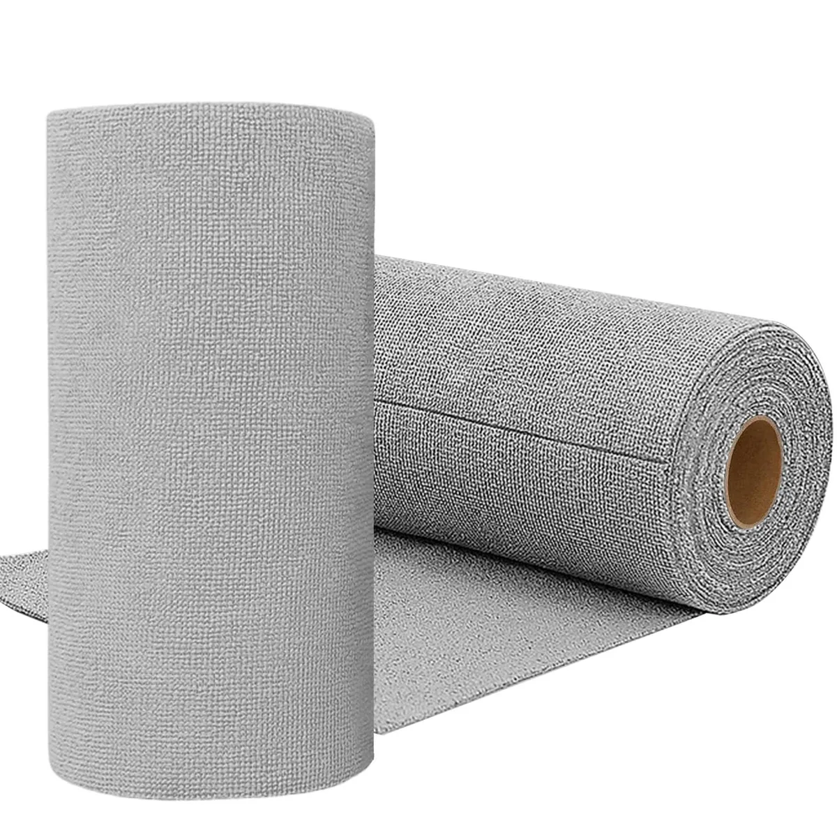Metra wcqxZQJY511 75 Pack Microfiber Cleaning Cloth Roll Grey exterior care — product photo
