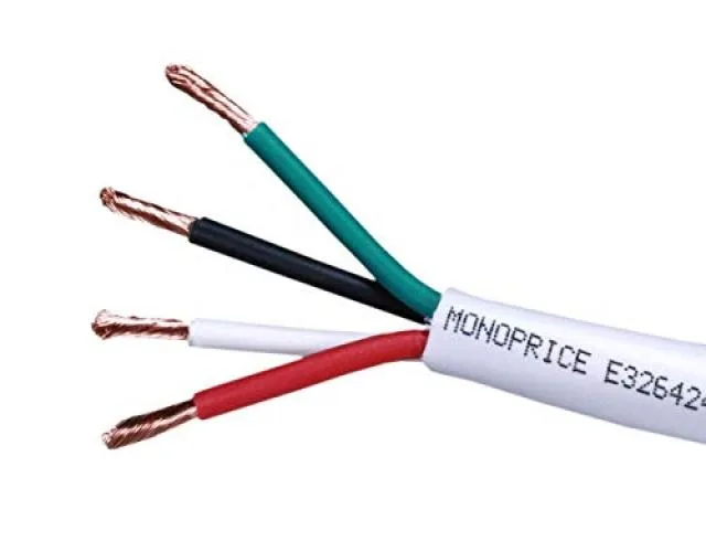 Monoprice Inc. Monoprice Inc. 116085 Speaker Wire 14AWG 4-Conductor 1000ft White — product photo