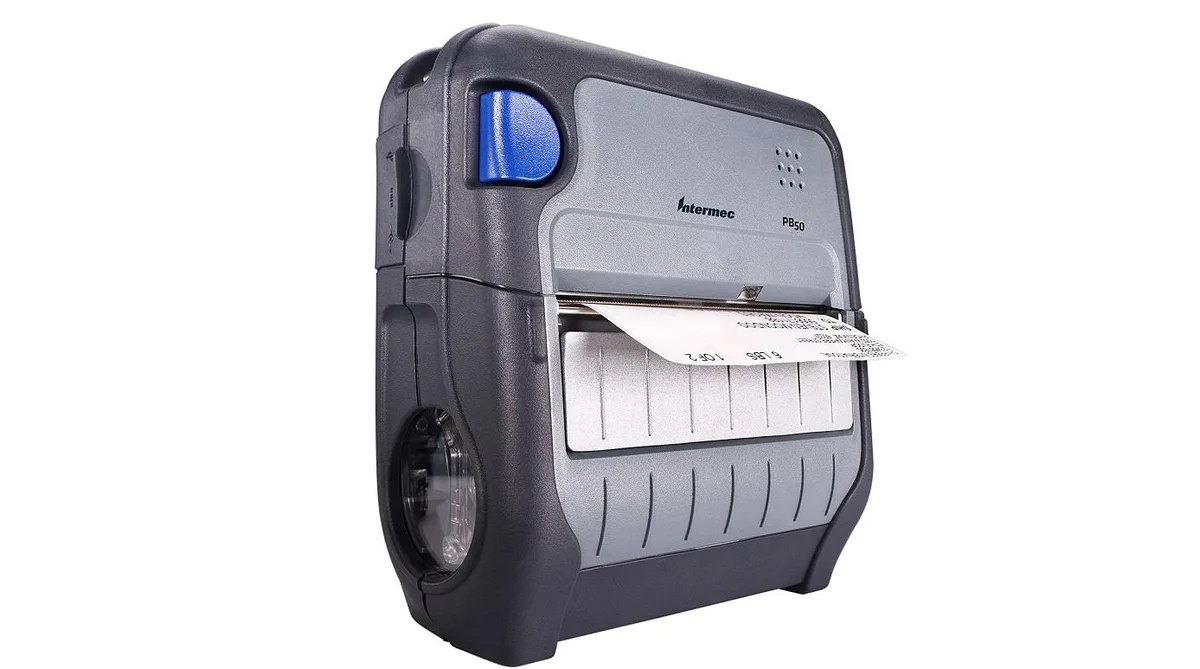 Intermec Intermec PB50 203dpi Rugged Mobile Thermal Label Printer — product photo