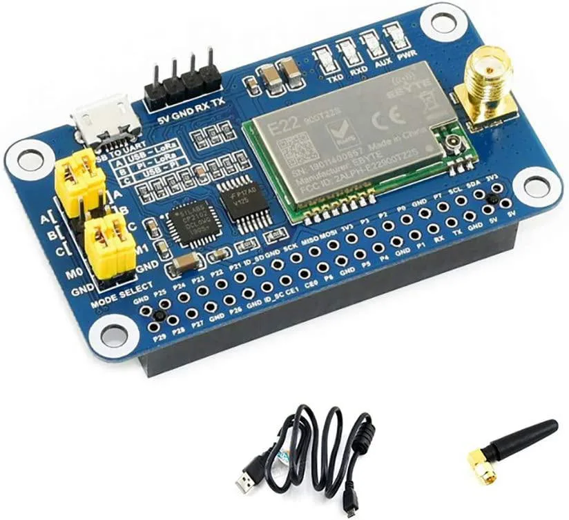 WaveShare WaveShare SX1262 LoRa HAT 915MHz 81ch 40-pin — product photo