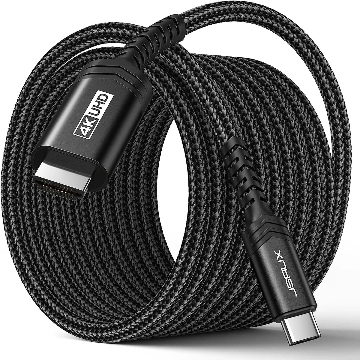 Keyence Keyence USB-C to HDMI cable 10ft 4K@60Hz audio video converter — product photo