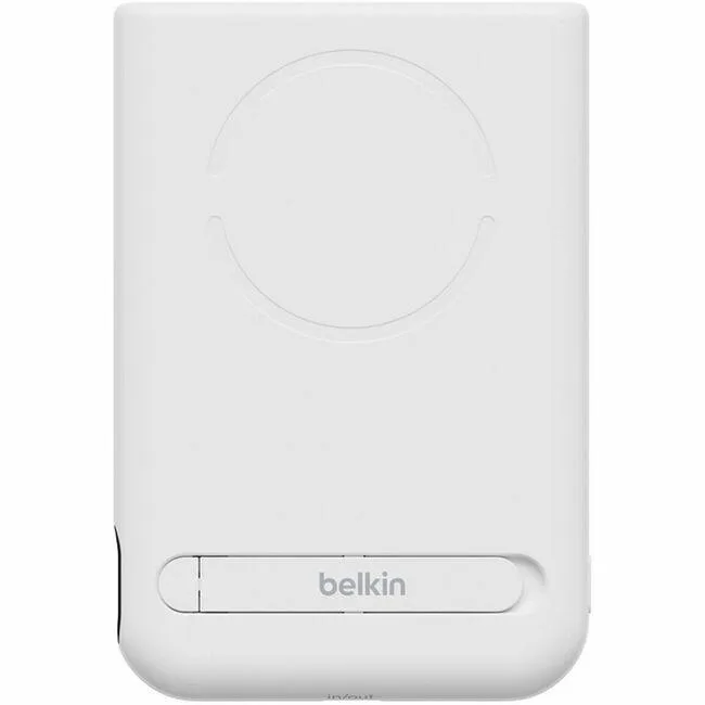 Belkin Belkin UltraCharge Pro Power Bank 10K with Magnetic Ring White 10000 mAh 30 W USB-C Qi2 25 W — product photo