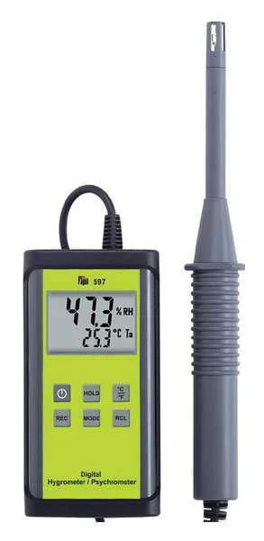  TEST PRODUCTS INTL. 597C1 Digital Psychrometer -40 to 122F — product photo