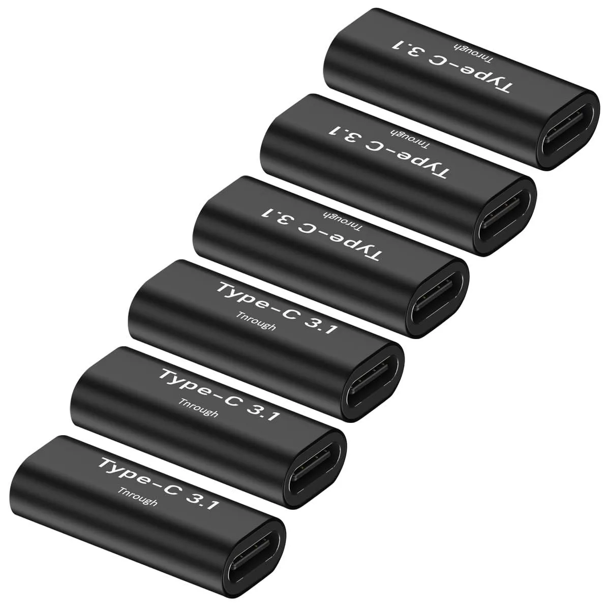 BUCIER BUCIER USB Type-C Female to Female Adapter 6-Pack — product photo