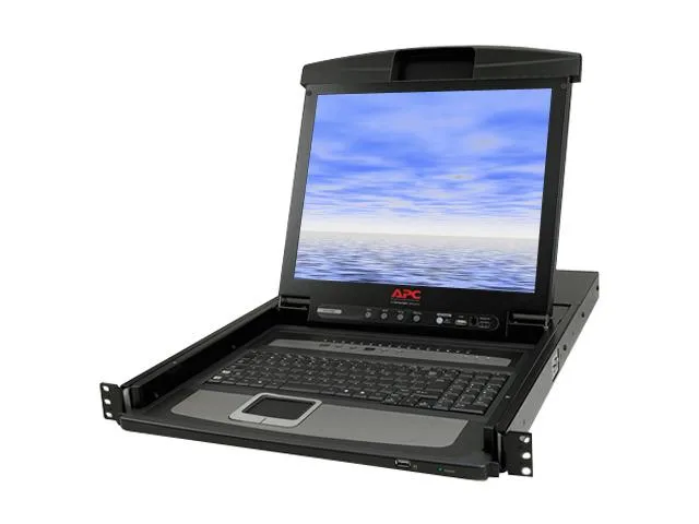 APC APC AP5808 17" Rackmount LCD Console with 8-Port KVM Switch — product photo