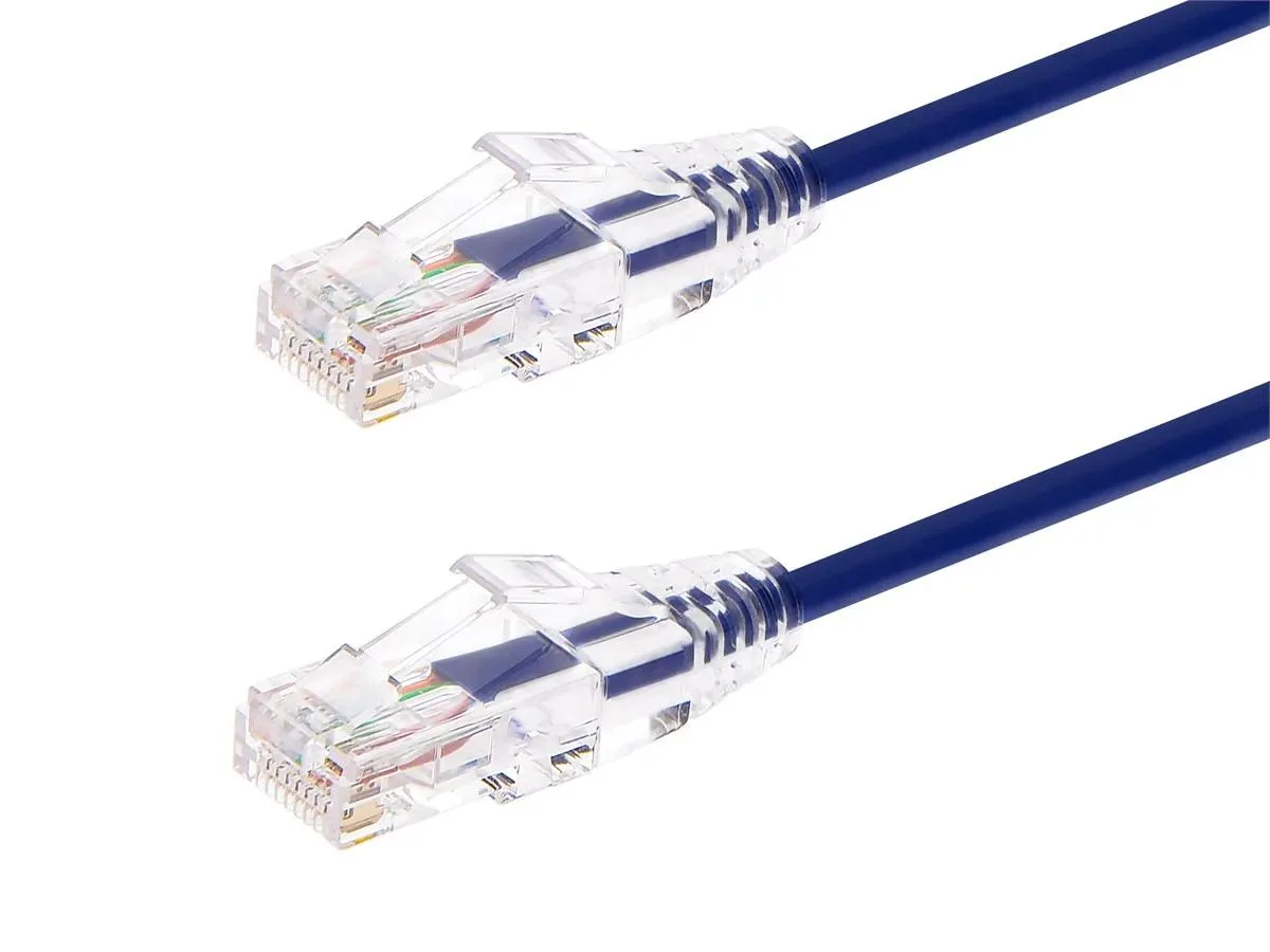 Monoprice Inc. Monoprice Inc. 114821 Cat6 network ethernet cable 10 ft Purple 28AWG SlimRun — product photo