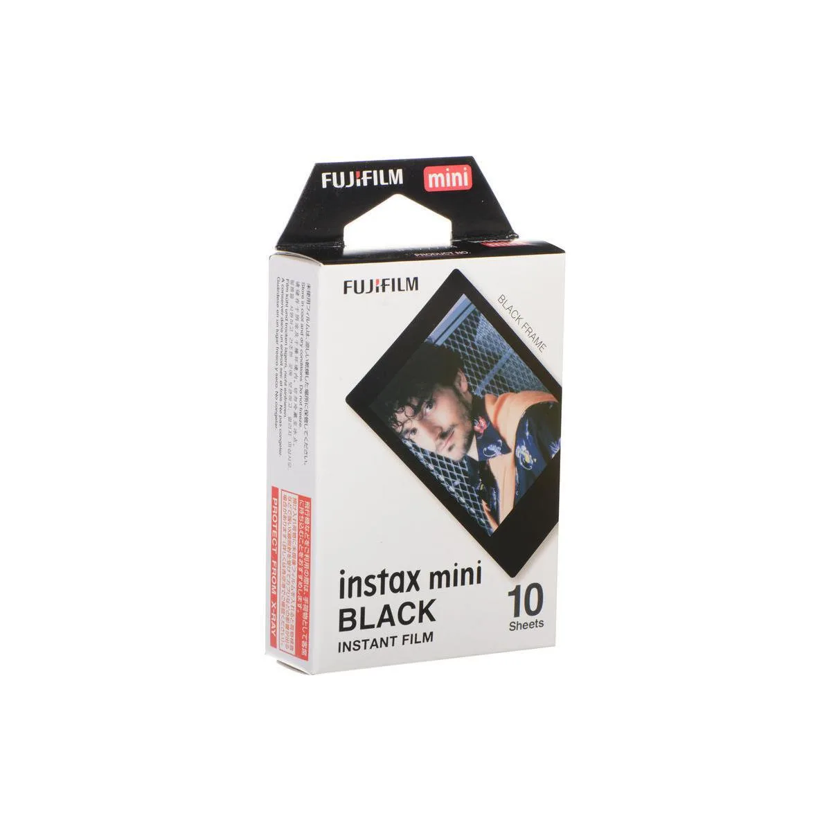 FUJIFILM FUJIFILM 16537043 Instax Mini Black Border Film 10 exposures — product photo