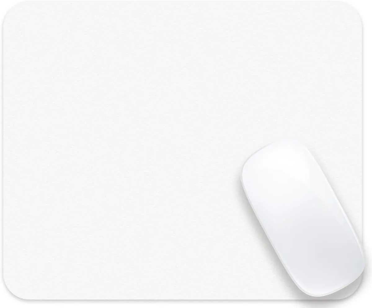 BAOFENG BAOFENG White Mouse Pad 9.5x7.9 Inch (24x20x0.2 cm) — product photo