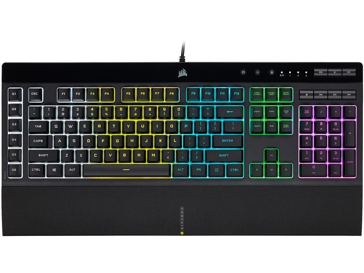 Corsair Corsair K55 RGB PRO gaming keyboard, Black — product photo