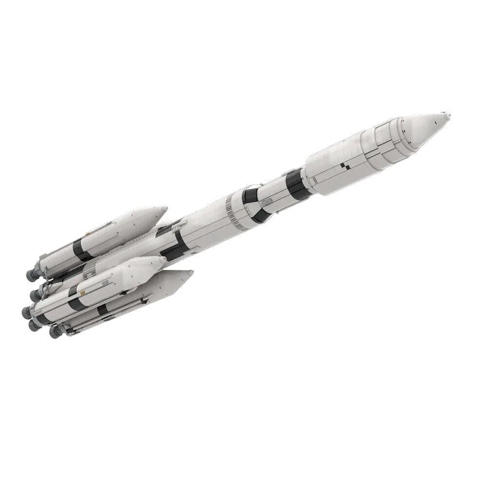 ZITIANYOUBUILD ZITIANYOUBUILD MLV-25L Launch Vehicle MS-IC-2 Core Stage 5389 Pieces — product photo
