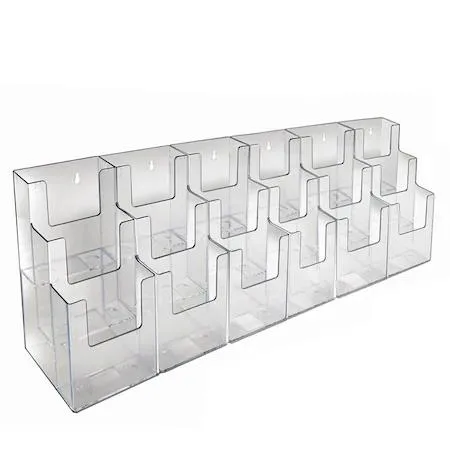 Azar Displays Azar Displays 252821 Tri-Fold Brochure Counter Display 18 Pockets — product photo