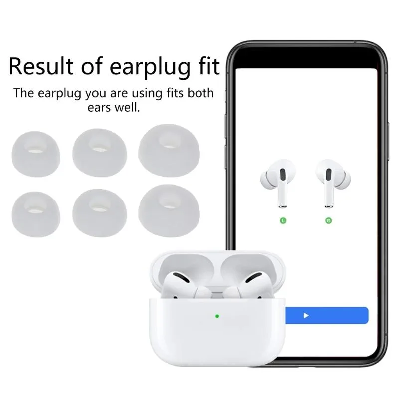 WMtec WMtec Replacement Eartips for AirPods 3 Pair S/M/L Silicone — product photo