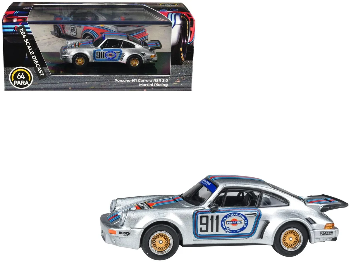 Paragon Paragon Porsche 911 Carrera RSR 3.0 Martini Racing 1/64 Diecast hobby collectible — product photo