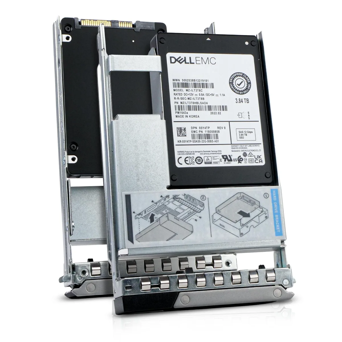DELL DELL 05Y4TP G14 3.84TB SAS 12Gb/s 3.5in enterprise SSD — product photo