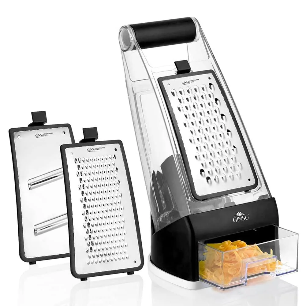 As Seen On TV As Seen On TV Ginsu Multi-Purpose Grater/Slicer 3 Blades Black — product photo
