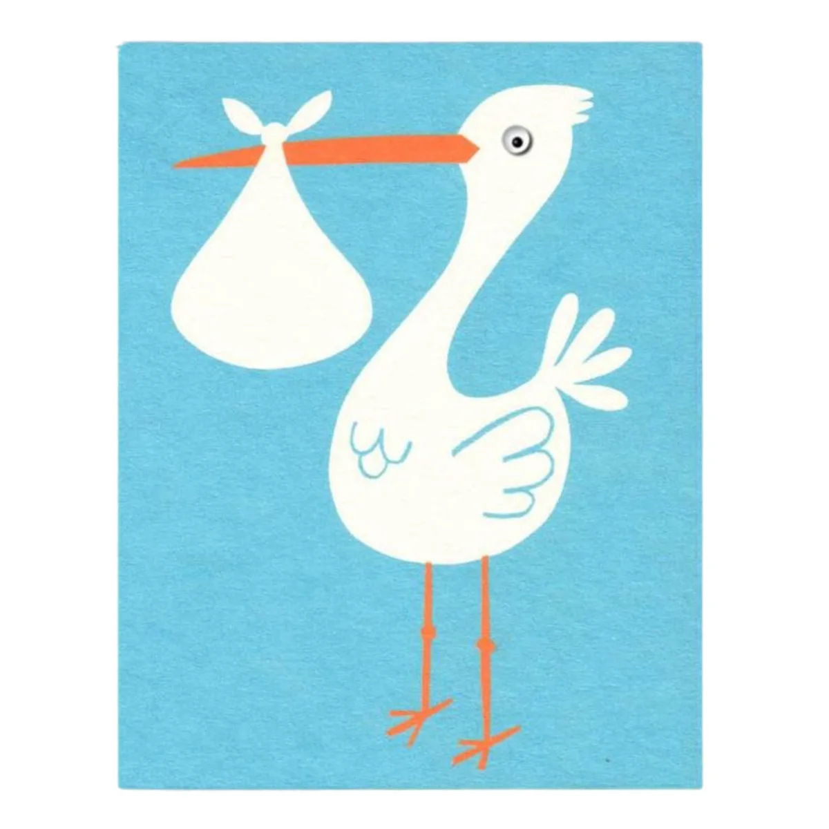 FindTape FindTape Lisa Jones Studio Lithograph Print Card Stork Blue LJSKB — product photo