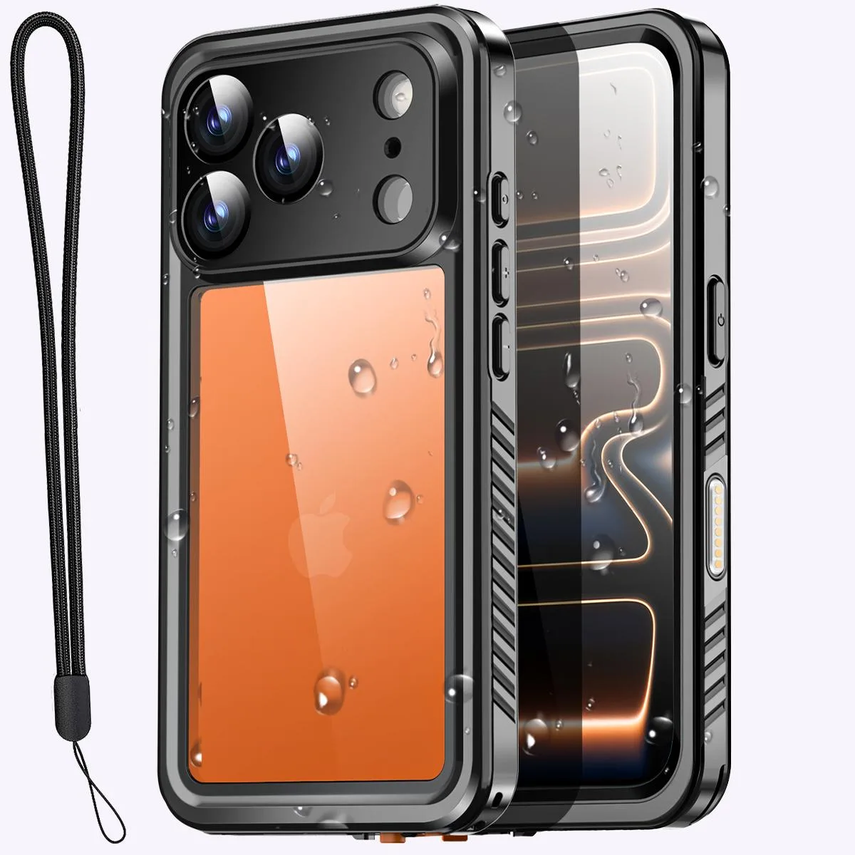 SZYG SZYG Waterproof Case iPhone 17 Pro Max IP68 Black — product photo