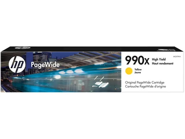 HP HP 990X High Yield Yellow Ink Cartridge M0J97AN 16000 Pages — product photo