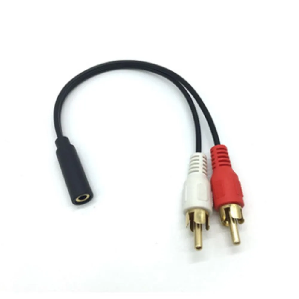 Ruth's sister Ruth's sister 3.5mm Female to 2 RCA Male Y-Cable 10cm — product photo