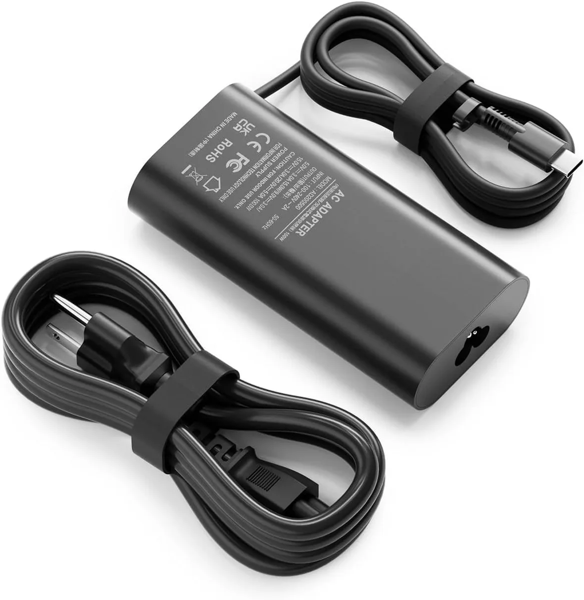 TOPRANK TOPRANK 100W USB-C AC Adapter for Dell Latitude Precision Inspiron — product photo