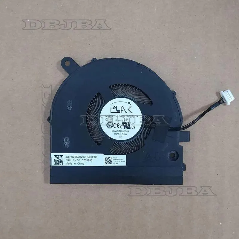 DBTLAP DBTLAP laptop cooling fan for B7505AFHSF2200TN 5F10Z58255 5V .5A — product photo