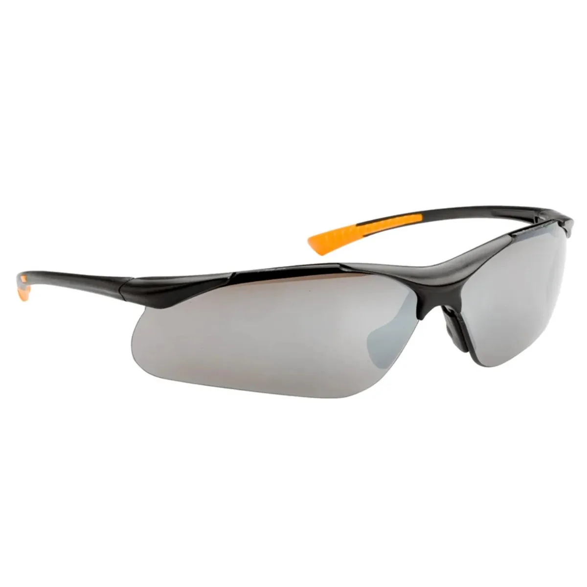 SANOXY SANOXY Safety Glasses Wraparound UV Silver PC Lens Black Temples — product photo