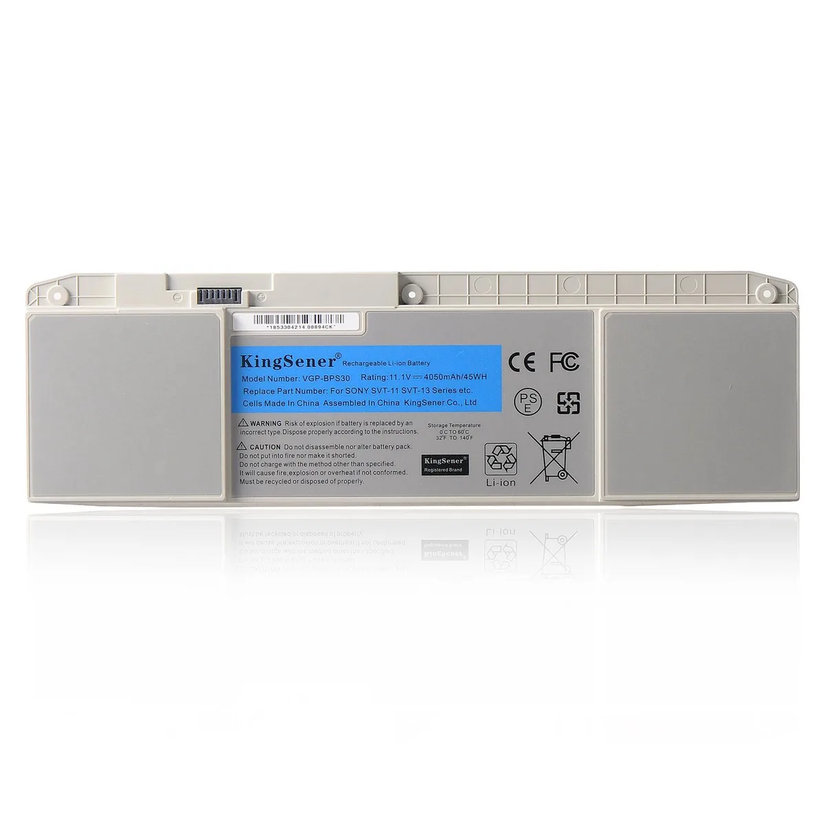 KingSener KingSener VGP-BPS30 laptop battery 11.1V 4050mAh — product photo
