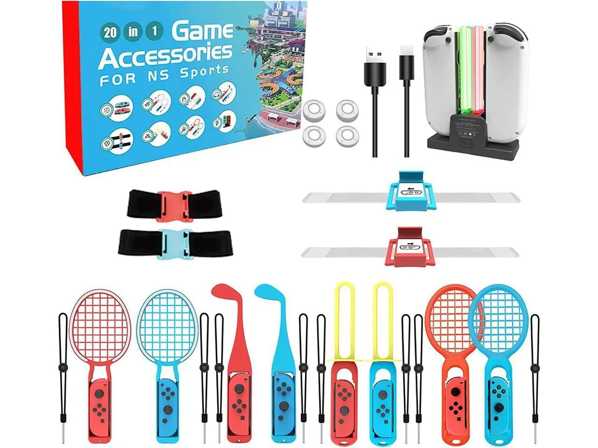 BONAEVER BONAEVER 20 in 1 Switch Sports Accessories Kit — product photo