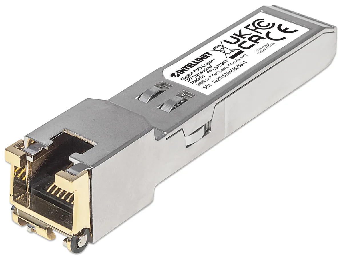 Intellinet Network Solutions Intellinet Network Solutions 523882 SFP transceiver 1000Base-T 100 m — product photo