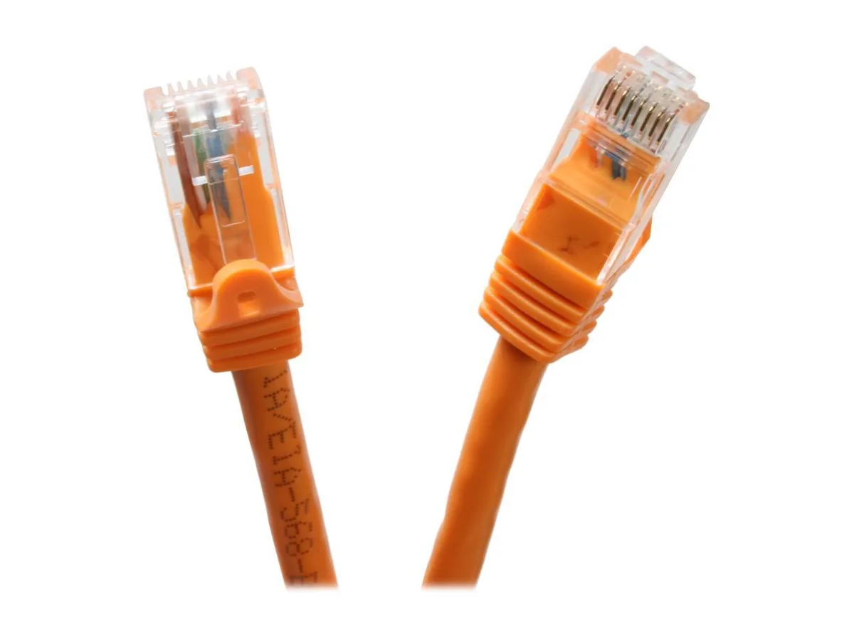 sakose sakose C6EB-7O 7 ft Cat 6 Orange 550 MHz 2-pack network ethernet cable — product photo