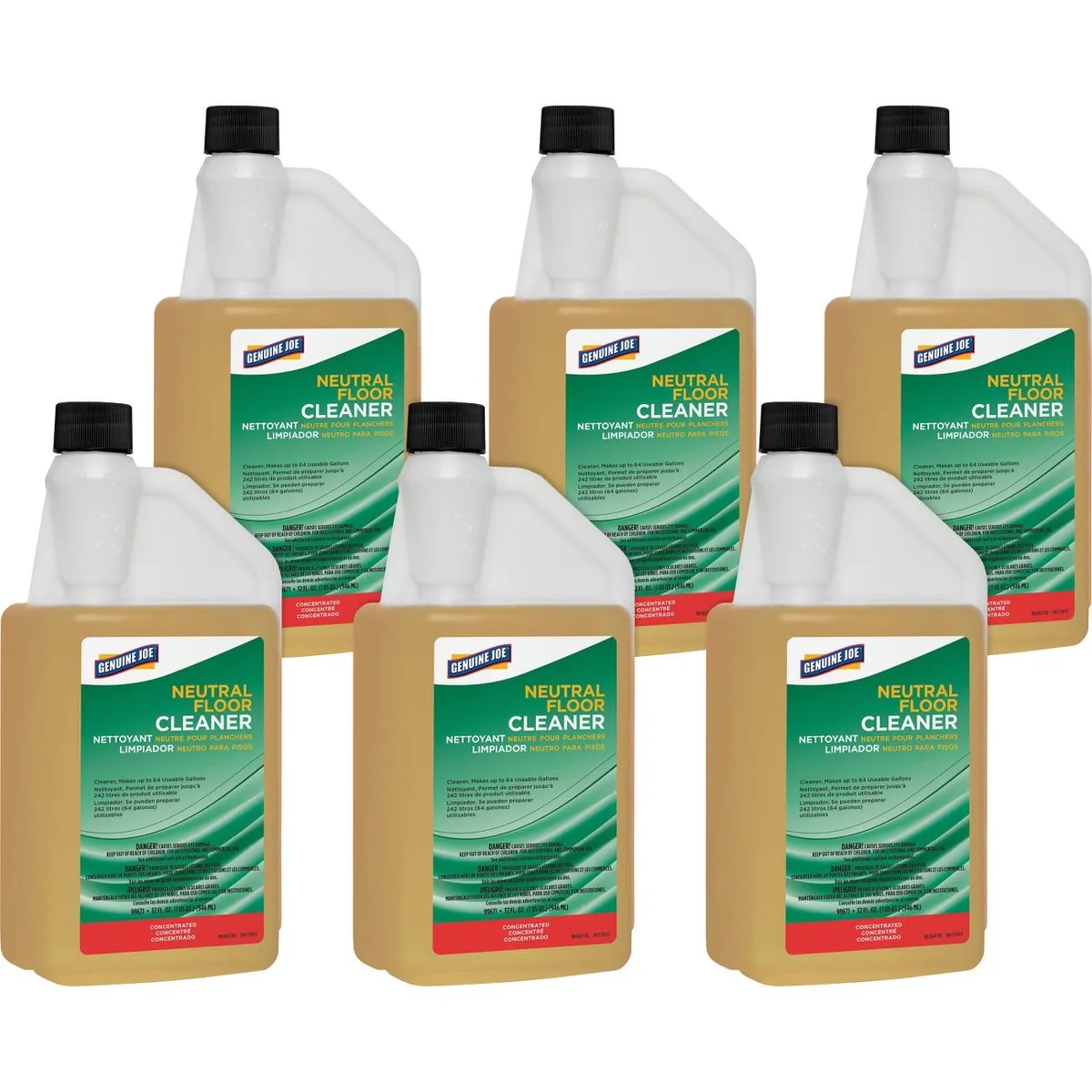 Genuine Joe Genuine Joe 99671CT Neutral Floor Cleaner 32 oz 6/Carton — תמונת המוצר