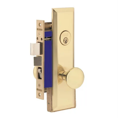 Marks USA Marks USA 114A/3 Polished Brass Right Hand Mortise Entry Door Lock — product photo