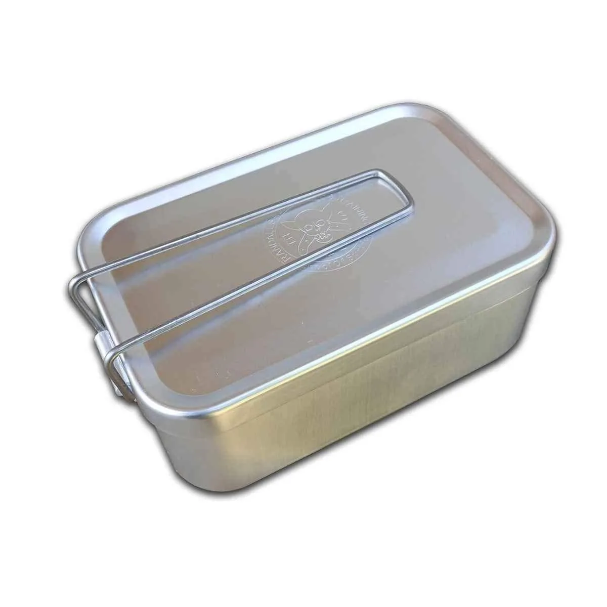  ESEE KIT-TIN Aluminum Mess Survival Tin 17.78 cm Silver — product photo