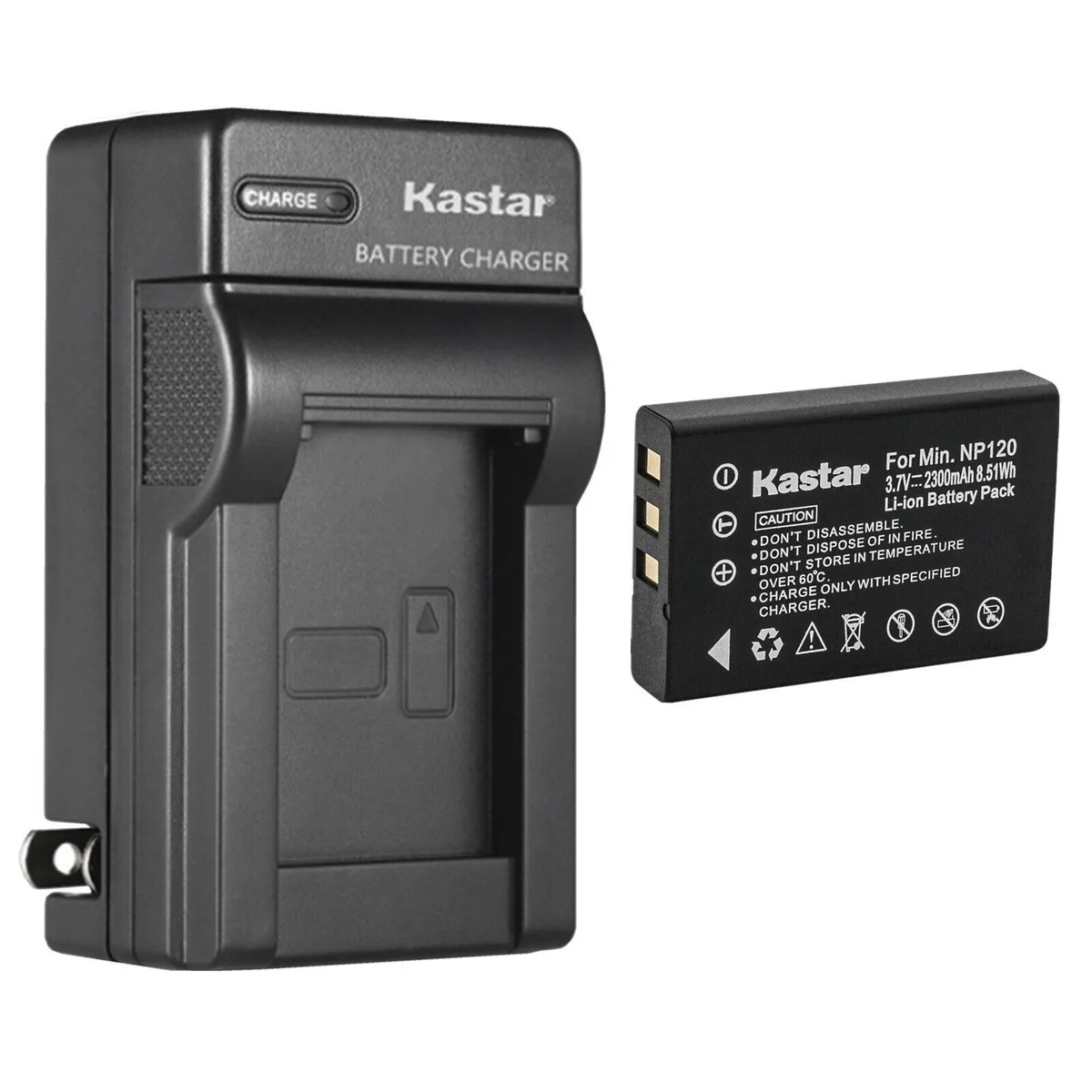 Kastar Kastar FNP-120 NP-120 battery charger kit — product photo